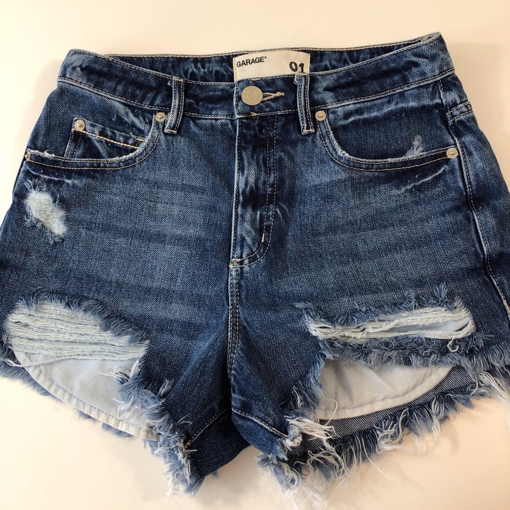 Garage jeans denim shorts, size 01